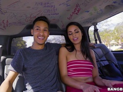 Vienna Black and her fellow show off their lust to a stranger