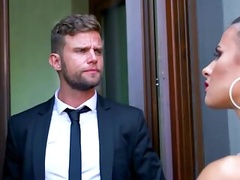 Sexy MILF blackmailed into anal sex with her handsome boss