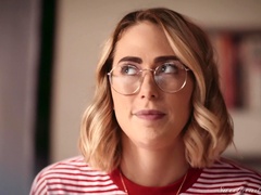 Sweet young lesbians in erotic action - One Kiss Scene 1 - starring Abigail Mac