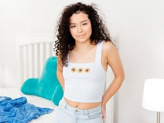 Horny Latin Teen Step-Sis Thalia Diaz