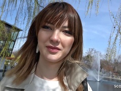 GERMAN SCOUT - DEEP ANAL SEX FOR FLOPPY TITS TEEN KRISTIN AT STREET CASTING - Jason steel