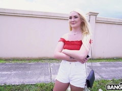 Closeup amateur video of sexy Chloe Marie getting fucked in the van