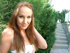 Perfectly shaped Angel Blade is totally awesome hoe whose cunt is fuckable