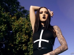 Tattooed hooker in fishnets Kendra Cole is fucked by hot blooded client