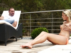 Outdoor anal fucking and fingering with hot Christen Courtney