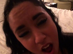 Super hot Latina darling with a killer body gets nailed in POV