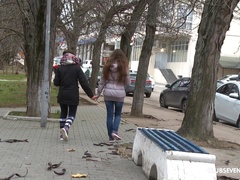 After a long walk, Mara Gri and one more girl decided to have a good sex