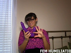 Take off your clothes and put on this sissy outfit