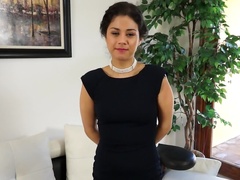 Girl is so happy when stepfather cums on face after blowjob