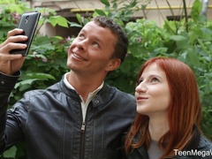 Highly emotional redhead Emily Red is happy to be fucked by stud