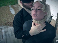 Poor real estate dealer London River has to know everything about bondage