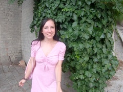 Bella Angel is down to be pounded when she meets Porno Dan in public