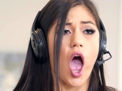 Chick interrupts her girlfriend from playing video games