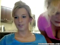 Mummy And Stepdaughter Bare On Cam