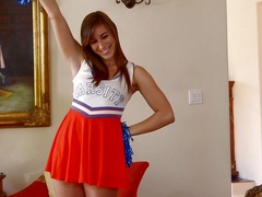 Rilynn Rae High Socks Cheerleader, Scene #04