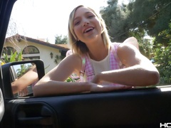 Ardent and hilarious cowgirl Eliza Jane gets anus fucked really hard