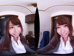 Lascivious asian slut mind-blowing VR movie