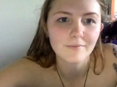 Stepsister fingers her pussy for you