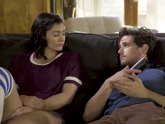 Mutual oral sex is good for Violet Starr but steamy doggy is better