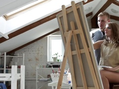 Glorious babe with amazing body is receiving big dick