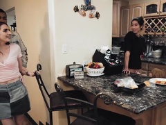 Horny redhead agrees to give a blowjob and hook up with the man