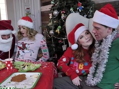 This Christmas, redhead MILF, Summer Hart, has a lot on her mind