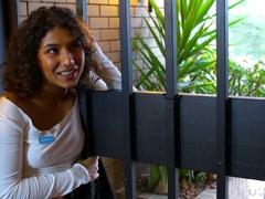 Hot and horny Latina wife Rubi Valentine feels awesome about riding hubby