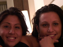 Threesome with sisters