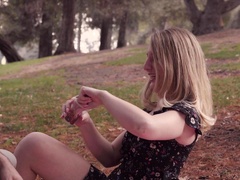 Magical reverse cowgirl ride with his salacious hoe Lila Fray