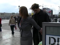 Sexy Susi gets fucked in the street by Zenza Raggi and enjoys it