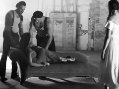 Gorgeous MILF enjoys two hard dicks in an erotic threesome