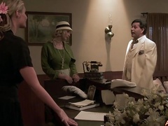 Perfect boobs models Natalie Norton and Phoenix Marie have a 3-way