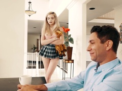 Slutty teen Lexi Lore gives an older man the best of herself