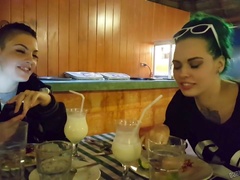Wild Joanna Angel and two more sluts are greedy about MFFF foursome