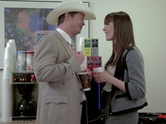 Naughty news presenter Aiden Starr loves acting naughty at work