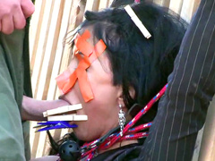 Cock-sucking Asian babe Jewels Jade being banged