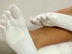 Blonde Lena Love is showing her body