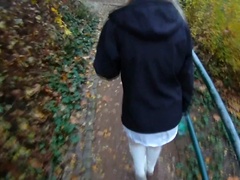 Girl cheats on cuckold in oral and vaginal way for cash