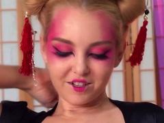 Sexy scenes of raw solo play along Aaliyah Love