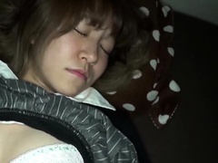 Asian teen Rin Suzune has group action in school uniform