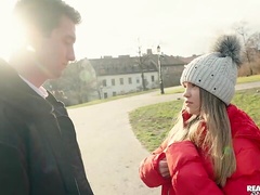 Kitchen dirt with good-looking Irina Cage from RK Prime