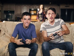 Horny MILF Cytherea seduces a hot guy for a great drilling game