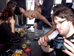 Nikki Litte Loves Being a Public Ashtray