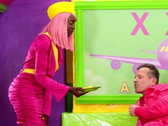 Rough interracial dicking in missionary with lovely Zaawaadi